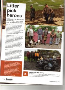 BASC magazine litter pick article
